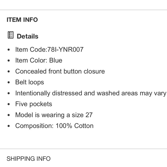 Anine Bing Blue Distressed Women Jeans - Picture 6 of 6